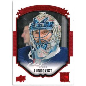 Henrik Lundqvist 2015-16 Upper Deck UD Portraits Red #P7 [Slight corner wear]