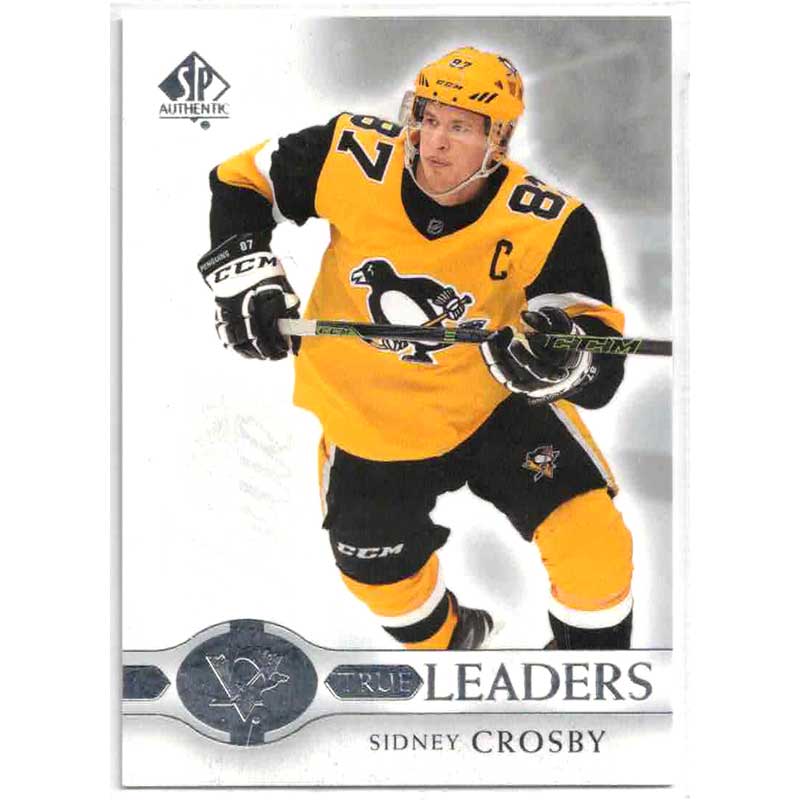 Sidney Crosby 2020-21 SP Authentic True Leaders #TLSC