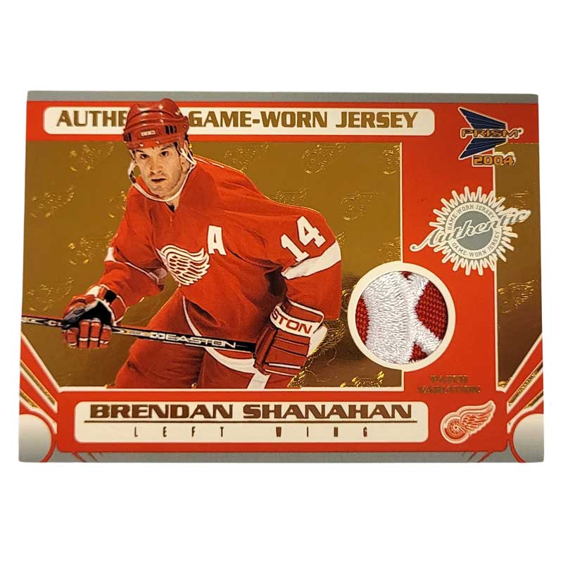 Brendan Shanahan 2003-04 Pacific Prism Patches (Gold) #117 02/25