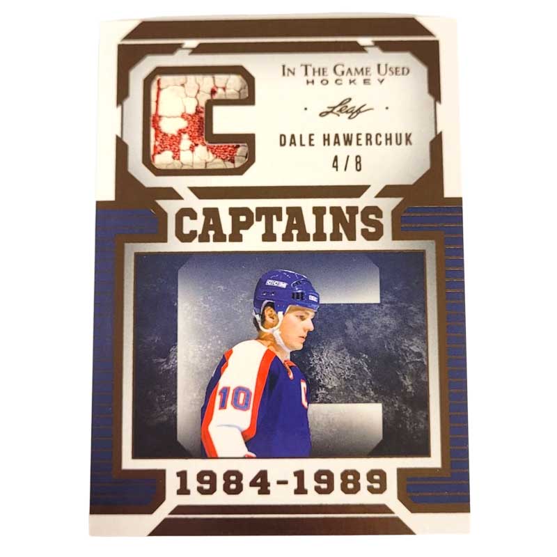 Dale Hawerchuk 2022-23 ITG Used Captains Memorabilia Silver Spectrum #C3 4/8