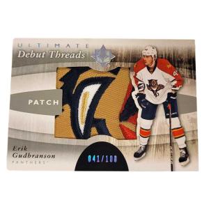 Erik Gudbranson 2011-12 Ultimate Collection Debut Threads Patches #DTEG 41/100