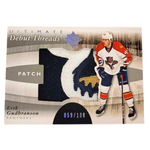Erik Gudbranson 2011-12 Ultimate Collection Debut Threads Patches #DTEG 59/100