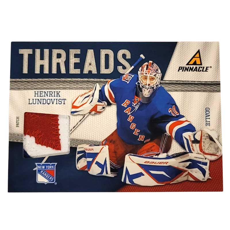 Henrik Lundqvist 2011-12 Pinnacle Threads Patches #64 /25