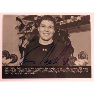 Tomas Hertl 2014-15 UD Masterpieces Autographs Wire Photos #200