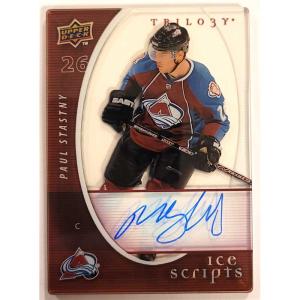 Paul Stastny 2008-09 Upper Deck Trilogy Ice Scripts #ISPS