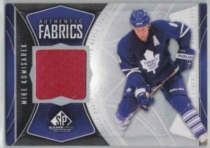 Mike Komisarek 2009-10 SP Game Used Authentic Fabrics #AFKM