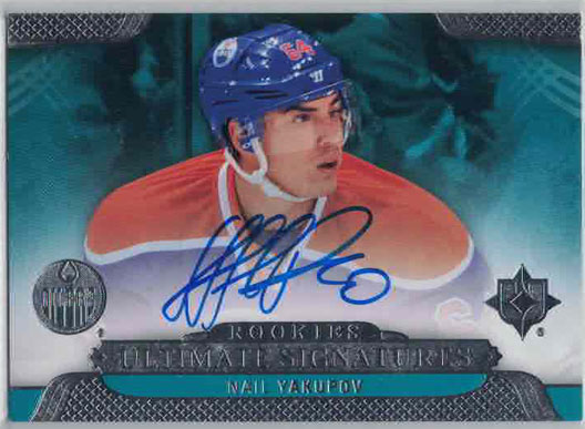 Nail Yakupov 2013-14 Ultimate Collection Ultimate Rookie Signatures #USRNY A