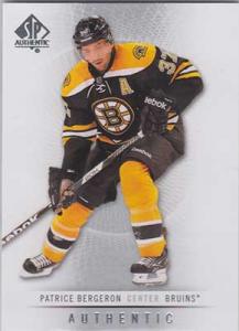 Patrice Bergeron 2012-13 SP Authentic #23
