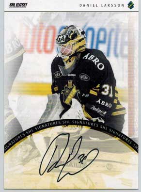 2013-14 SHL s.2 Signatures #02 Daniel Larsson AIK