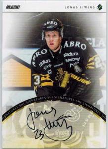 2013-14 SHL s.2 Signatures #03 Jonas Liwing AIK