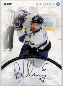 2013-14 SHL s.2 Signatures #07 Patrik Hersley Leksands IF