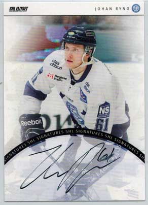 2013-14 SHL s.2 Signatures #08 Johan Ryno Leksands IF