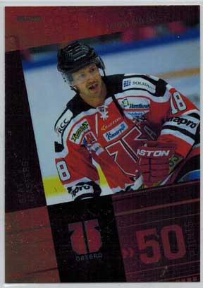 2013-14 SHL s.2 Stat Masters #24 Jared Aulin Örebro Hockey
