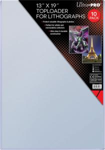 13" x 19" (330 mm x 482 mm) Toploader for Lithographs 10ct