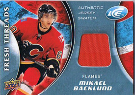 Mikael Backlund 2009-10 Upper Deck Ice Fresh Threads #FTBA