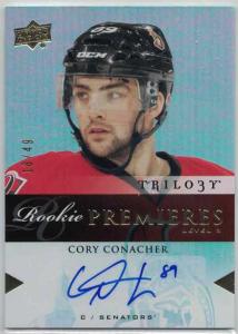 Cory Conacher 2013-14 Upper Deck Trilogy #133 Autograph /49
