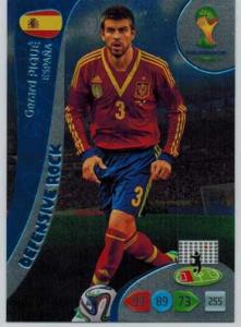 Defensive Rock, 2014 Adrenalyn World Cup #370 Gerard Pique