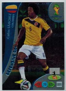 Defensive Rock, 2014 Adrenalyn World Cup #366 Carlos Sanchez