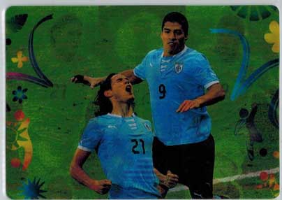 Double Trouble, 2014 Adrenalyn World Cup #416 Edinson Cavani / Luis Suárez