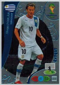 Expert, 2014 Adrenalyn World Cup #386 Diego Forlan