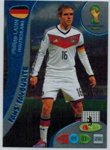 Fans Favourite, 2014 Adrenalyn World Cup #334 Philipp Lahm