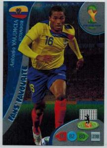 Fans Favourite, 2014 Adrenalyn World Cup #335 Antonio Valencia