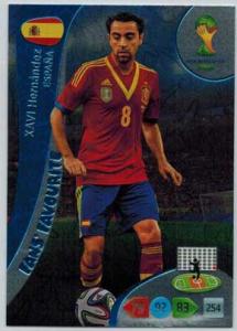 Fans Favourite, 2014 Adrenalyn World Cup #337 Xavi Hernandez