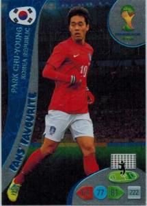 Fans Favourite, 2014 Adrenalyn World Cup #344 Park Chou-Young