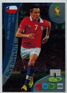 Fans Favourite, 2014 Adrenalyn World Cup #330 Alexis Sanchez
