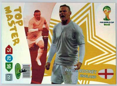 Top Master, 2014 Adrenalyn World Cup #409 Wayne Rooney
