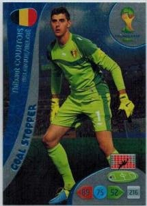 Goal Stopper, 2014 Adrenalyn World Cup #352 Thibaul Courtois
