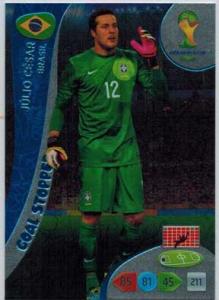Goal Stopper, 2014 Adrenalyn World Cup #353 Julio Cesar