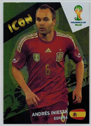 Icon, 2014 Adrenalyn World Cup #419 Andres Iniesta