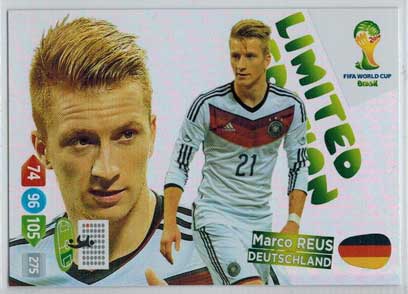 Limited Edition, 2014 Adrenalyn World Cup, Marco Reus