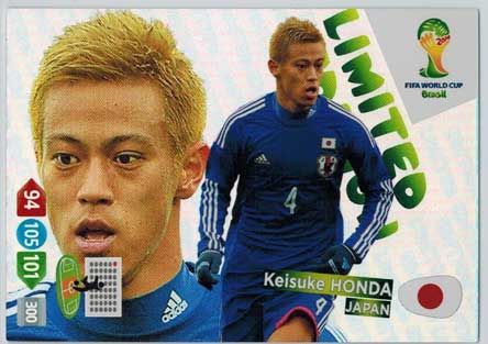 Limited Edition, 2014 Adrenalyn World Cup, Keisuke Honda