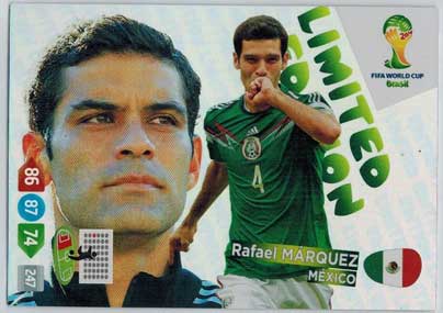 Limited Edition, 2014 Adrenalyn World Cup, Rafael Marquez