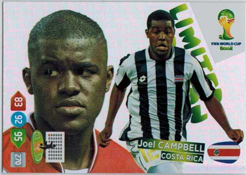 Limited Edition, 2014 Adrenalyn World Cup, Joel Campbell
