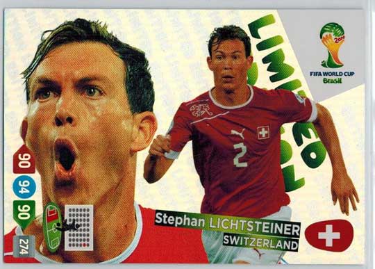 Limited Edition, 2014 Adrenalyn World Cup, Stephan Lischtsteiner