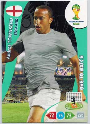 One to Watch, 2014 Adrenalyn World Cup #137 Andros Townsend