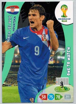 One to Watch, 2014 Adrenalyn World Cup #201 Nikica Jelavic