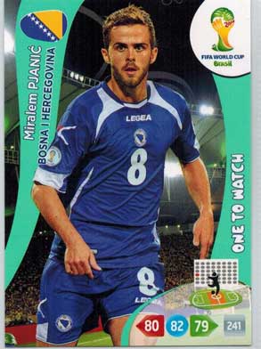 One to Watch, 2014 Adrenalyn World Cup #043 Miralem Pjanic