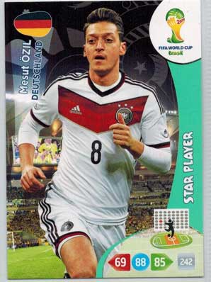 Star Player, 2014 Adrenalyn World Cup #112 Mesut Özil