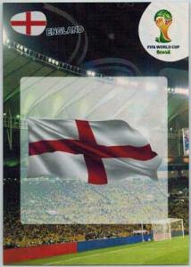 Teams Logos, 2014 Adrenalyn World Cup #127 England