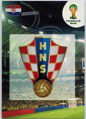 Teams Logos, 2014 Adrenalyn World Cup #193 Hrvatska