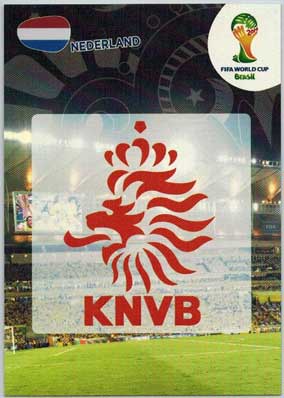 Teams Logos, 2014 Adrenalyn World Cup #250 Nederland
