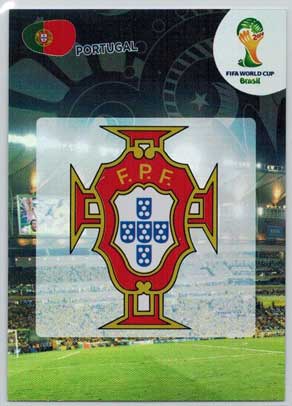 Teams Logos, 2014 Adrenalyn World Cup #268 Portugal