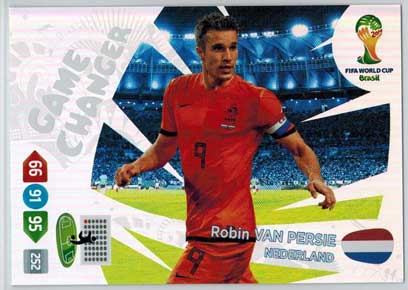 Game Changer, 2014 Adrenalyn World Cup #402 Robin van Persie