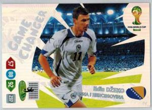 Game Changer, 2014 Adrenalyn World Cup #390 Edin Dzeko