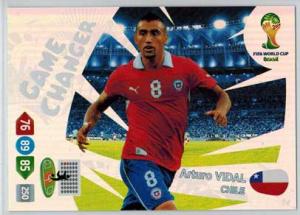 Game Changer, 2014 Adrenalyn World Cup #393 Arturo Vidal