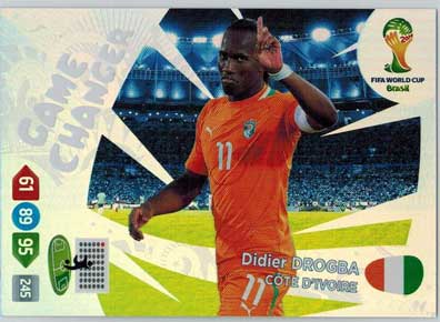 Game Changer, 2014 Adrenalyn World Cup #394 Didier Drogba